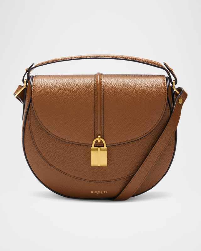 The Siena Saddle Leather Crossbody Bag